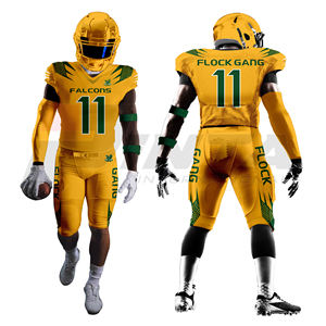 طقم زي موحد لكرة القدم الأمريكية عالي الجودة للتدريب والبطولات للبالغين الأمريكيين - Product Image 4