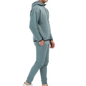 ชุดวอร์มผู้ชายแบบมีฮู้ด ราคาถูก ผ้าฝ้าย 100% รับสกรีนโลโก้ ขายส่ง ชุดออกกำลังกาย ชุดวิ่ง ชุดลำลอง สำหรับผู้ชาย ปี 2026 - Product Image 3