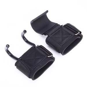 สายรัดข้อมือทำจากผ้าฝ้ายสำหรับงานหนักน้ำหนักเบาตะขอสำหรับออกกำลังกายยกน้ำหนักยกน้ำหนัก - Product Image 2