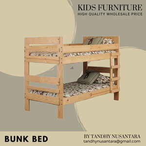 Litera de madera maciza para niños de diseño moderno Simple de alta calidad, cama de madera para niños, muebles para niños, fábrica directa - Product Image 6