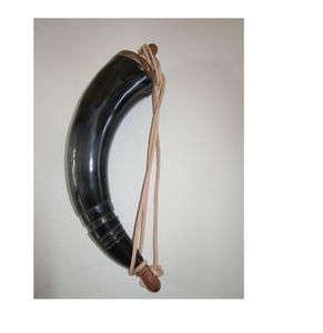 Corne à boire avec cuir pour bière vin eau boeuf/buffle corne polie pour taille personnalisée prix bon marché - Product Image 3