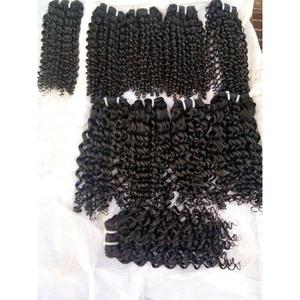 Meilleure qualité 100% cheveux de temple indien non transformés et un donar cheveux-cheveux humains bruts vierges pour les extensions de femmes noires - Product Image 5