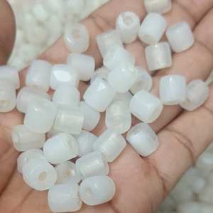 Perles en verre russe facetté bleu sur mesure, lot en vrac pour la fabrication de bijoux africains, perles de commerce, fabrication de colliers, artisanat, fournitures - Product Image 3