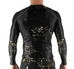 Lightweight Short Sleeve Rashguard Custom BJJ Compression Shirt OEM MMA Jiu Jitsu <b>Grappling</b> Training Wear - Product Image 6