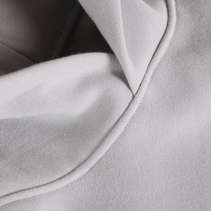 Venta al por mayor de ropa de felpa francesa 460 Gsm, jersey de peso pesado sin cordón, Sudadera con capucha recortada, fabricantes - Product Image 2
