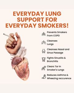 Cápsulas de Desintoxicación Pulmonar con Mulethi, Vasa, Tulsi y Jengibre para Fumadores, Limpieza Pulmonar, Alivio del Moco - Product Image 4