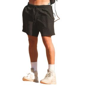 Pantalones Cortos Deportivos para Hombre de Alta Calidad, Secado Rápido, Impermeables, Resistentes a las Manchas de Sudor, Cómodos, Duraderos, con Banda Ajustable, Diseño Sólido - Product Image 3