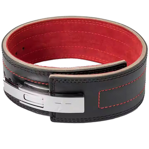 Cinturón de gimnasio de cuero PU con logotipo personalizado de alta calidad unisex, venta al por mayor, soporte trasero, seguridad para Fitness, culturismo, levantamiento de pesas - Product Image 1