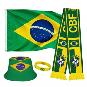 Écharpes, ceintures, chapeaux et casquettes avec drapeaux de 48 équipes, accessoires cadeaux pour supporters de football, 150x90cm, logo personnalisable pour la Coupe du Monde de football 2026 - Product Image 1