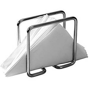 Stainless Steel Tissue Paper Holder Stand Tabletop Tissue Paper Holder Metal <b>Wedding</b> Restaurant Used - Product Image 6