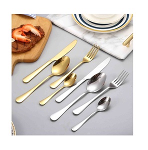 Juego de Cubiertos de Metal hechos a mano, aspecto atractivo, suministro a granel, vajilla de acero inoxidable 304, juego de cubiertos, diseño Popular - Product Image 3