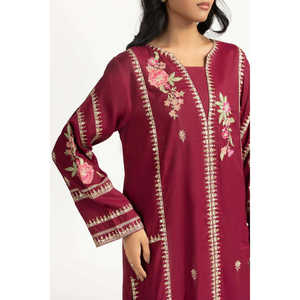 Ensemble de costume 3 pièces en viscose et soie brute brodée pour femme IPSTD-55258, élégant et stylé - Product Image 6