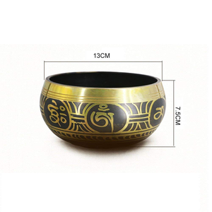 شعار التبت المعدني ، بوتقة الكوارتز للعلاج بالصوت والتأمل - Product Image 2