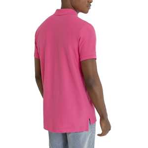 T-shirt polo de sport à la mode classique pour homme 100% coton épais à manches courtes anti-rides vêtements tricotés lourds - Product Image 3