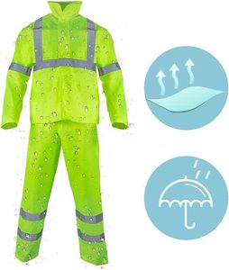 Overol de Seguridad Vial Reflectante de Alta Visibilidad Fluorescente Transpirable Personalizado OEM Más Vendido para Trabajadores - Product Image 2