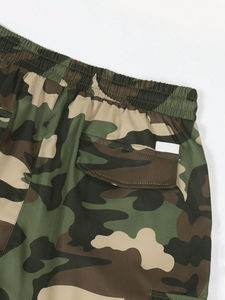 Sublimation <b>Shorts</b> Hot Sale Custom Logo Summer Streetwear Breathable Drawstrings Quick <b>Camo</b> <b>Men's</b> <b>Shorts</b> - Product Image 3
