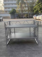Table de DJ portable Young Stage, en aluminium, légère, modulaire, capacité de charge de 300 kg, pour les spectacles sur scène en plein air, la musique