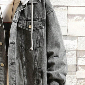 Jeans de Mezclilla para Hombre / Chaqueta Trucker de la Mejor Calidad con Colores Personalizados y Logotipo Personalizado Hecho en Pakistán - Product Image 5