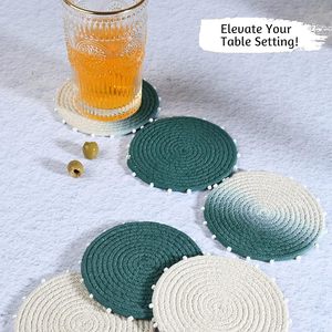 Best Theme Design Cotton Rope <b>Table</b> <b>Coaster</b> Best for Parties and Other Functions Tableware Decorative Beast Design <b>Coaster</b> - Product Image 3