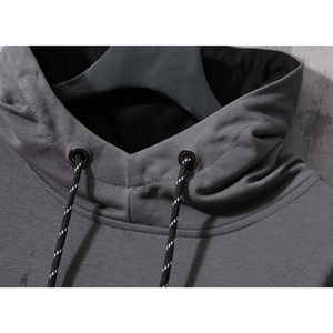 Sudadera con Capucha para Hombre, Estilo Vintage, Casual, con Estampado de Letras Digitales, de Felpa de Algodón y Spandex, Sudadera con Capucha y Parches Modernos - Product Image 1