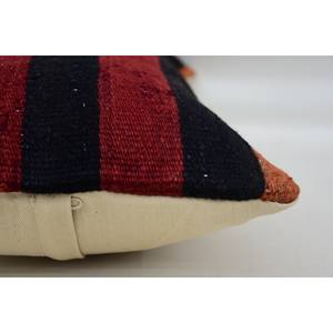 หมอนขนสัตว์เย็บปะติดปะต่อสีแดง12X24นิ้วทอพิมพ์ลายวินเทจตกแต่งเน้นสำหรับเตียงและพื้นแบบพกพา - Product Image 5