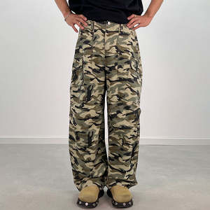 Pantalones Cargo de Camuflaje con Logotipo Personalizado para Hombre, Pantalones Deportivos Casuales Holgados para Trabajo al Aire Libre - Product Image 2