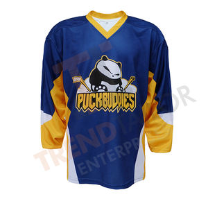 Conception de maillot de hockey sur glace et vêtements universitaires avec logo d'équipe - Product Image 2