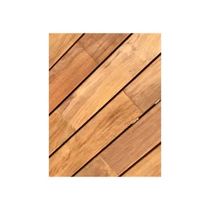 Nueva cubierta de madera de teca gruesa de 19 mm de alta calidad disponible a un precio asequible