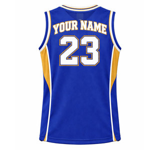 Maillot de basket personnalisé pour homme – Nom et numéro d'équipe sur mesure, tissu haute performance, sans manches - Product Image 2