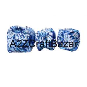 Bolsas de Cosméticos de Tela de Algodón Ecológicas, Cierre de Cremallera con Borla, Diseño Moderno, Reutilizables, Ligeras, Multifuncionales, Bolsa de Maquillaje - Product Image 5