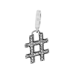 Luxury gemstone 925 sterling <b>silver</b> CZ stone <b>charm</b> jewelry for <b>charms</b> accessories - Product Image 5