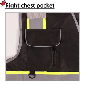 Gilet réfléchissant de sécurité Sport Construction personnalisé d'usine professionnelle gilet de sécurité extérieur haute visibilité avec le meilleur Service - Product Image 4