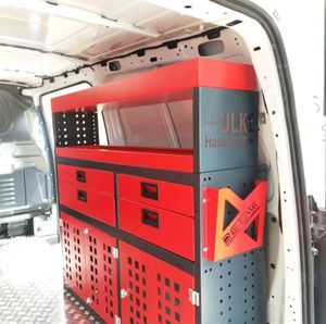 Premium OEM Mobile Workshop Van Shelving System with <b>Tool</b> Drawers Storage <b>Cabinets</b> for Commercial Service Vehicles - Product Image 3