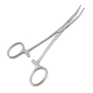 Tamaños personalizados, fórceps hemostáticos alemanes de acero inoxidable, hemostato curvo quirúrgico curvo con logotipo de alimentación manual incluido - Product Image 4