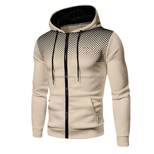 men hoodie Color block Knitted Hipster 100% Polyester <b>Slim</b> Fit Casual plain Pullover Hooded logo Custom print men hoodie - Product Image 3