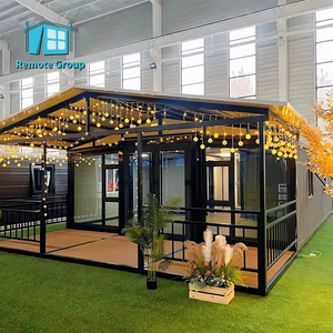 럭셔리 조립식 모듈형 강철 및 샌드위치 패널 40피트 확장형 컨테이너 하우스 3베드룸 - Product Image 3