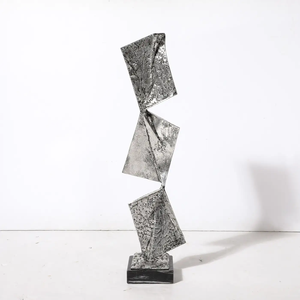 Sculpture abstraite moderniste en aluminium coulé et soudé par Arthur Court - Product Image 4