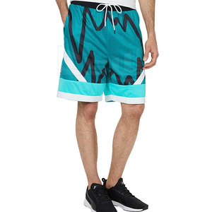 Short de course d'été décontracté pour hommes en maille à séchage rapide avec logo personnalisé motif en toile unie - Product Image 4