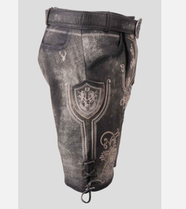 Pantalones cortos de gamuza de cabra personalizados para hombre, novedad en pantalones cortos bávaros Lederhosen - Product Image 3