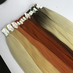 Vente en Gros en Vrac Personnalisé 44 + Options de Couleurs 100% Virgin Remy Hair One Donor Hair from Vietnam Factory - Product Image 2