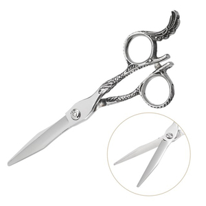 Ciseaux de coiffure à manche de dragon Finition Polonais Lames tranchantes en acier allemand Ciseaux de coiffure de salon pour la beauté - Product Image 3