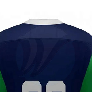 ¡Jersey de hockey sobre hielo hecho en fábrica de color sólido de nuevo estilo con nombre de equipo personalizado en stock! - Product Image 6