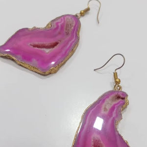 หินดรูซี่คุณภาพสูงสำหรับทำต่างหู หินธรรมชาติจากอินเดีย สำหรับงานประดับเปลือกหอยและกระดูก ลด 20% และของขวัญปีใหม่ - Product Image 2