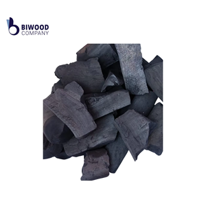 Charbon de bois noir BIWOOD pour barbecue et chicha, allumage rapide, haute chaleur, combustion longue durée, forme en morceaux, 7200J - Product Image 1