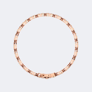 Bracelet tennis en diamants ronds 8,50 carats total, or 14 carats, diamants de laboratoire couleur D, serti pavé, bijoux à maillons brillants pour femme - Product Image 1