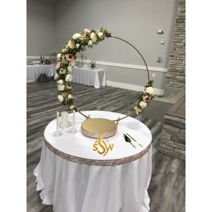 Arch Gâteau Stand À La Main De Table Gâteau De Mariage Et Pâtisserie Présentoir Écologique Romantique Fleur Décoratif Stand Fournitures - Product Image 1