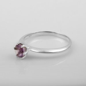 Elegant Real Purple <b>Amethyst</b> Gemstone <b>Ring</b> Handmade 925 Sterling Silver Jewelry Eternity Vermeil <b>Rings</b> Gift for Her - Product Image 5