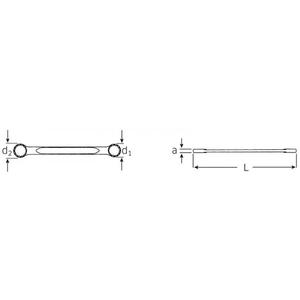 ประแจแหวนปลายคู่แบบตรง Stahlwille ระบบเมตริก - Product Image 2