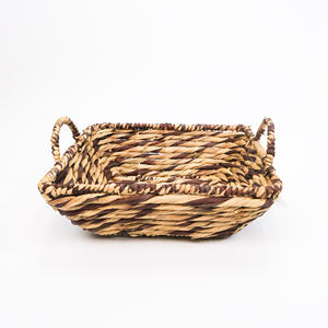 Plateau en jacinthe d'eau de dernière génération pour l'affichage et la décoration de bijoux, plateaux de rangement pour bibelots de la meilleure qualité - Product Image 5