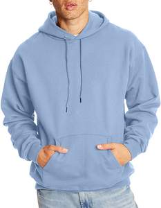 Sweat à capuche oversize pour homme 100% coton, poids lourd, épaules tombantes, sans cordon, polaire d'hiver, technique lavée, col à capuche - Product Image 1